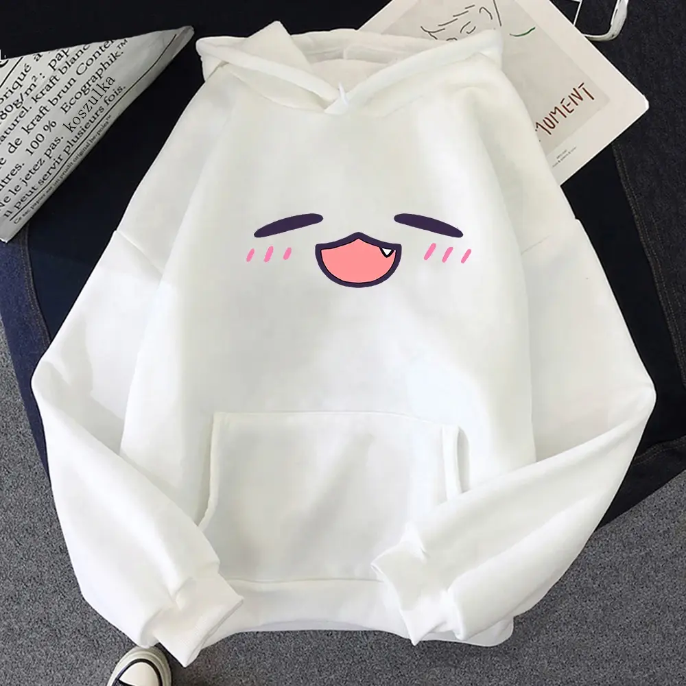 Tako Takodachi Face Hoodie Anime Hololive Hoodies Winter Women Spring/Autumn Top