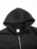 Miniatura: Men's Half Zipper Hooded Hoodies New Solid Color Long Sleeve Sweatshirts Autumn 