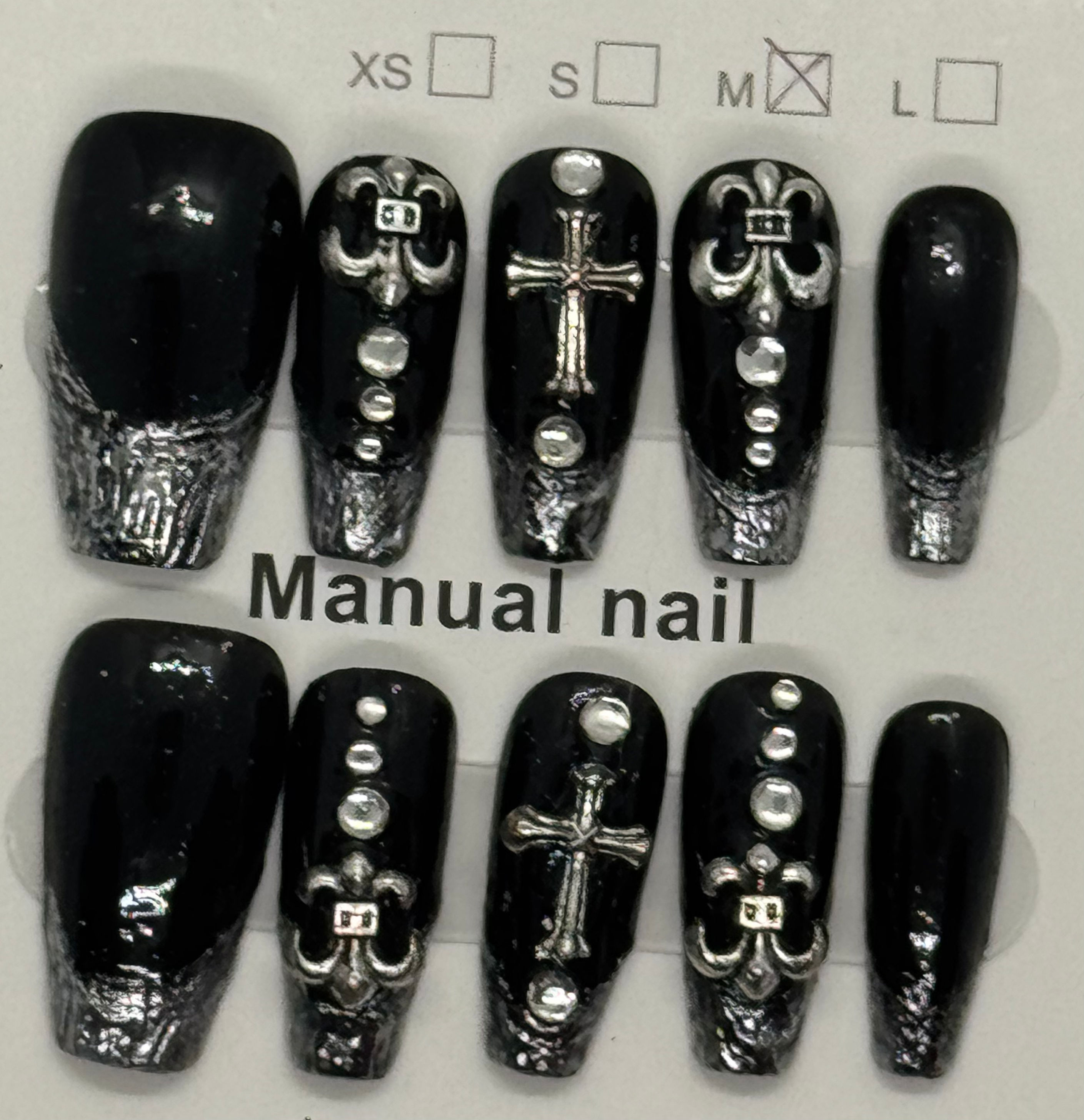 Medium coffin with silver French