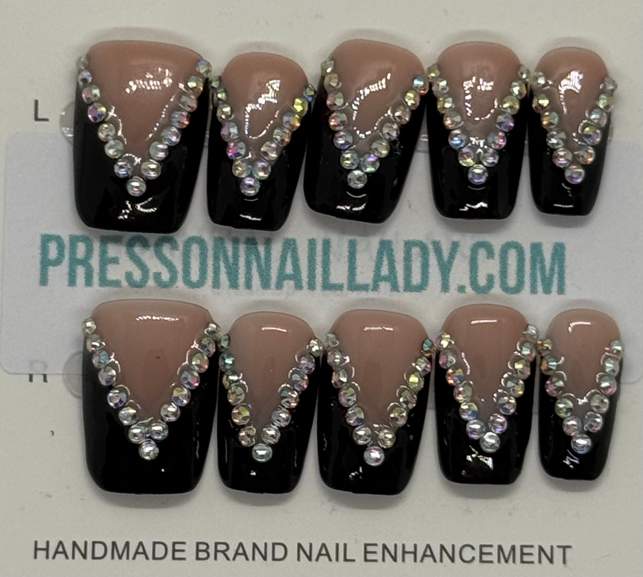 Large Square with rhinestones 