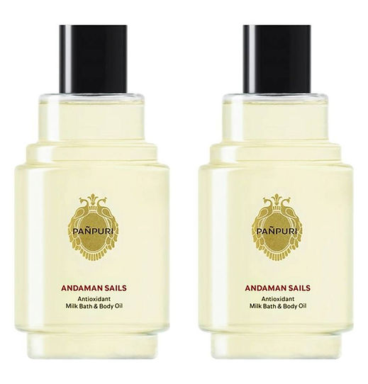 PANPURI ANDAMAN SAILS ソリッドパフューム PANPURI Andaman Sails Antioxidant Milk Bath & Body Oil | Faradaa.com