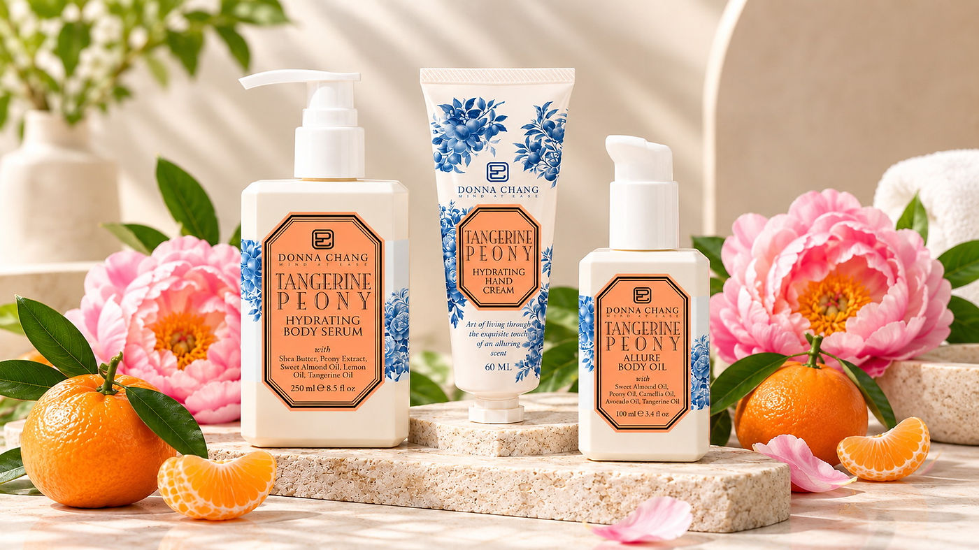 DONNA CHANG Tangerine Peony Collection