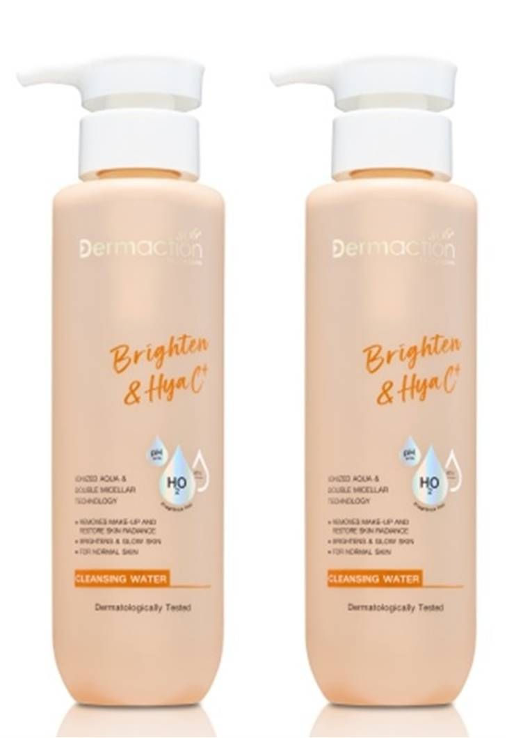 DERMACTION PLUS BY WATSONS Brighten HYA C+ Cleansing Water 250 ml