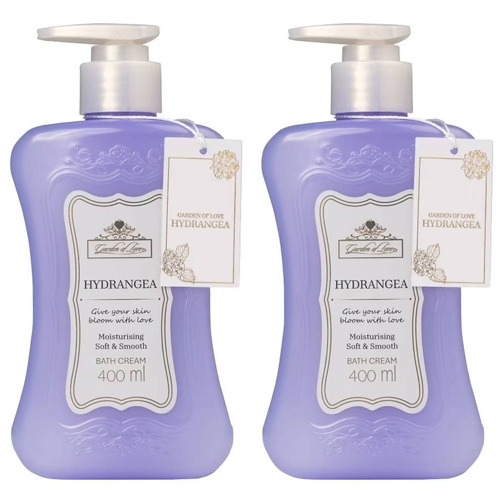 GARDEN OF LOVE Hydrangea Bath Cream 400 ml