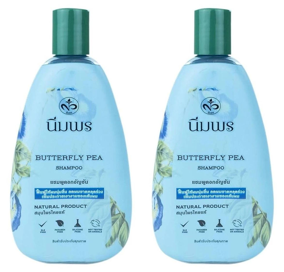NIMPOND Butterfly Pea Herbal Shampoo 400 ml (Pack of 2)