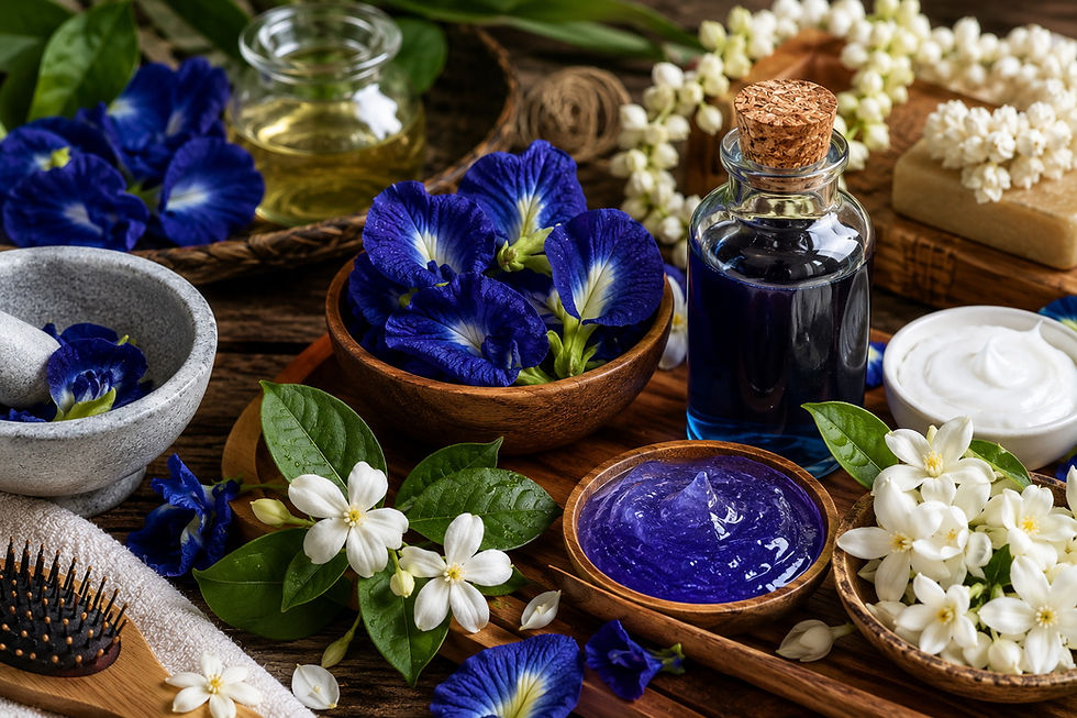 Butterfly Pea vs Jasmine in Thai Beauty Traditions