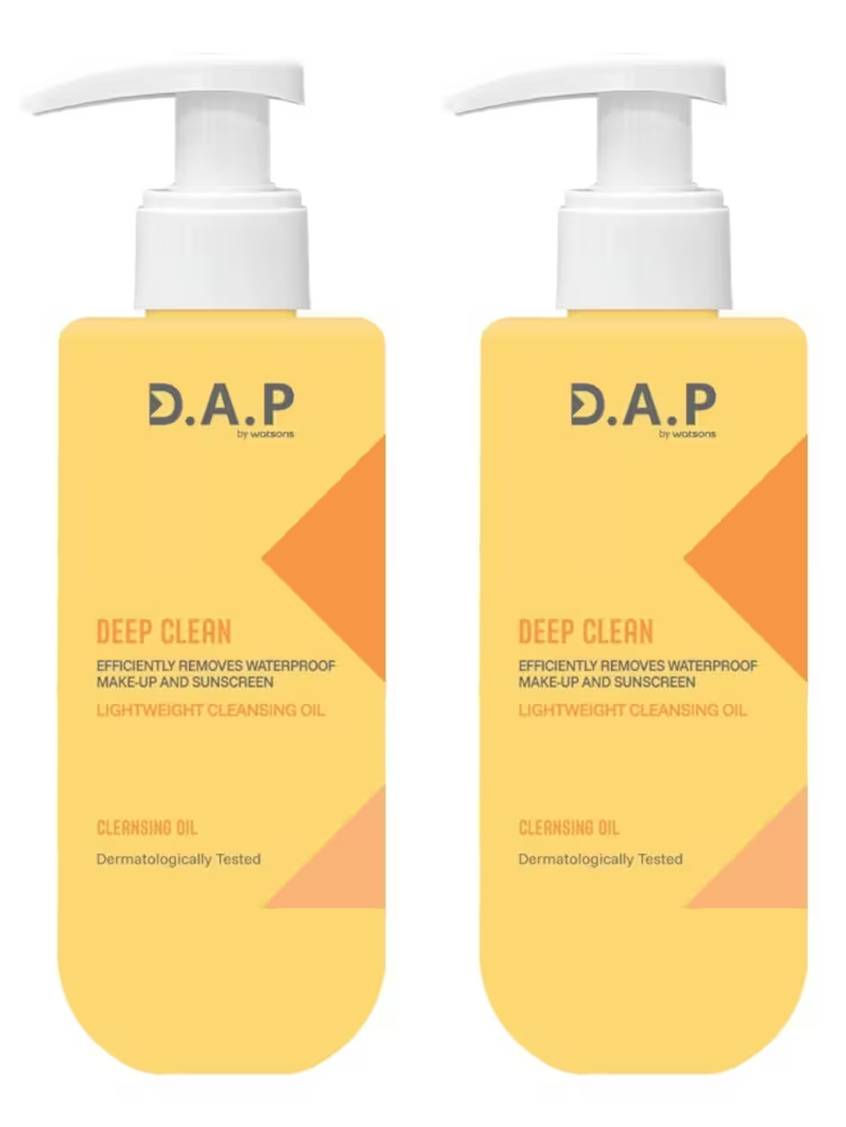 D.A.P BY WATSONS Deep Clean Cleansing Oil 180 ml Pack of 2