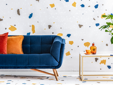 How you can style your space: with terrazzo