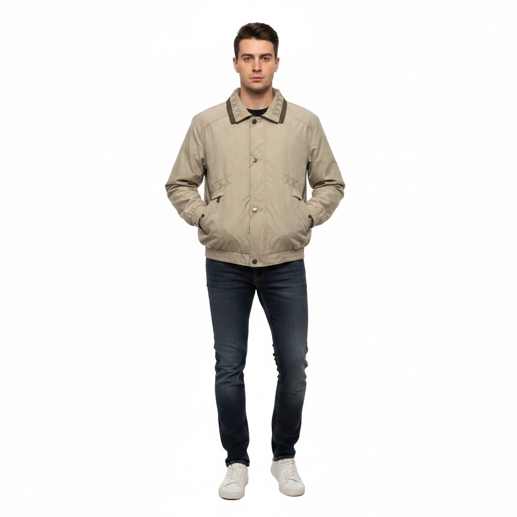 Chaqueta VNTG Beige Oversize