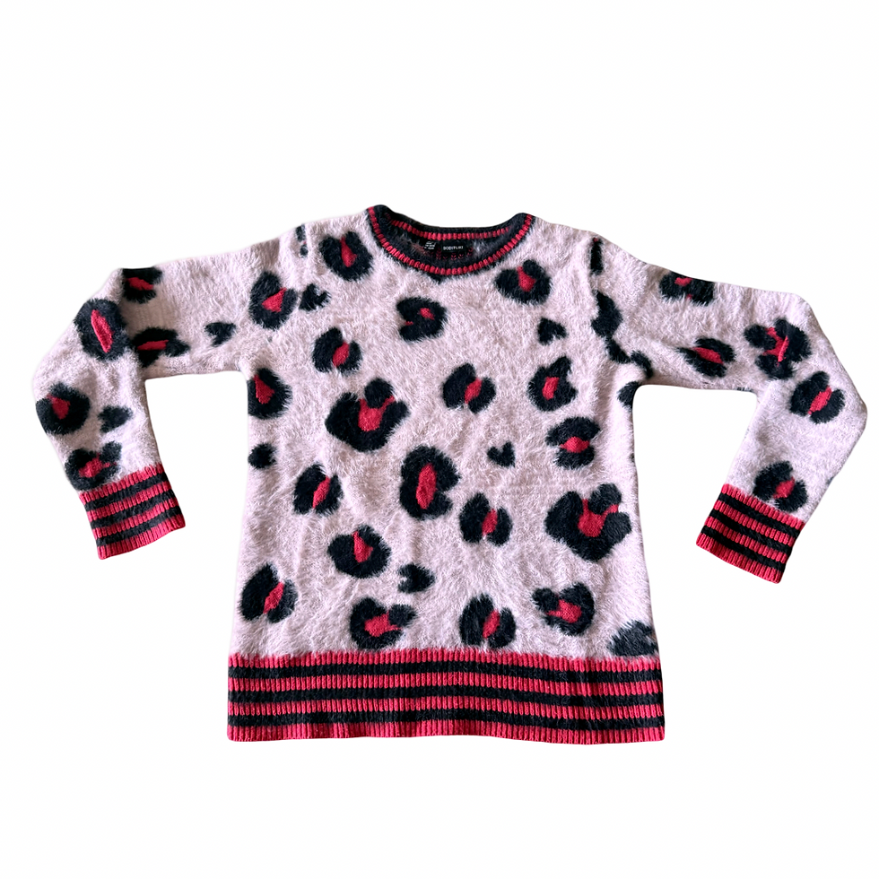 Miniatura: Sweater Animal Print Rosa