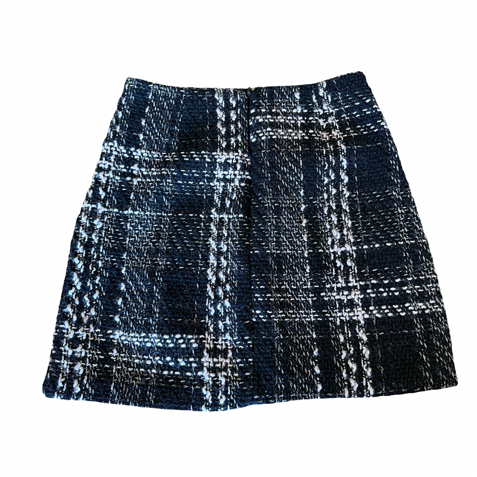 Miniatura: Falda Mini Tweed Cuadrillé