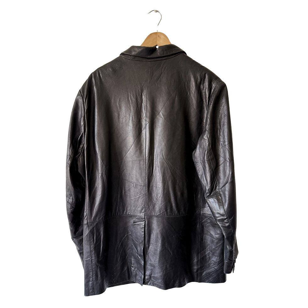 Miniatura: Chaqueta de Cuero Negra