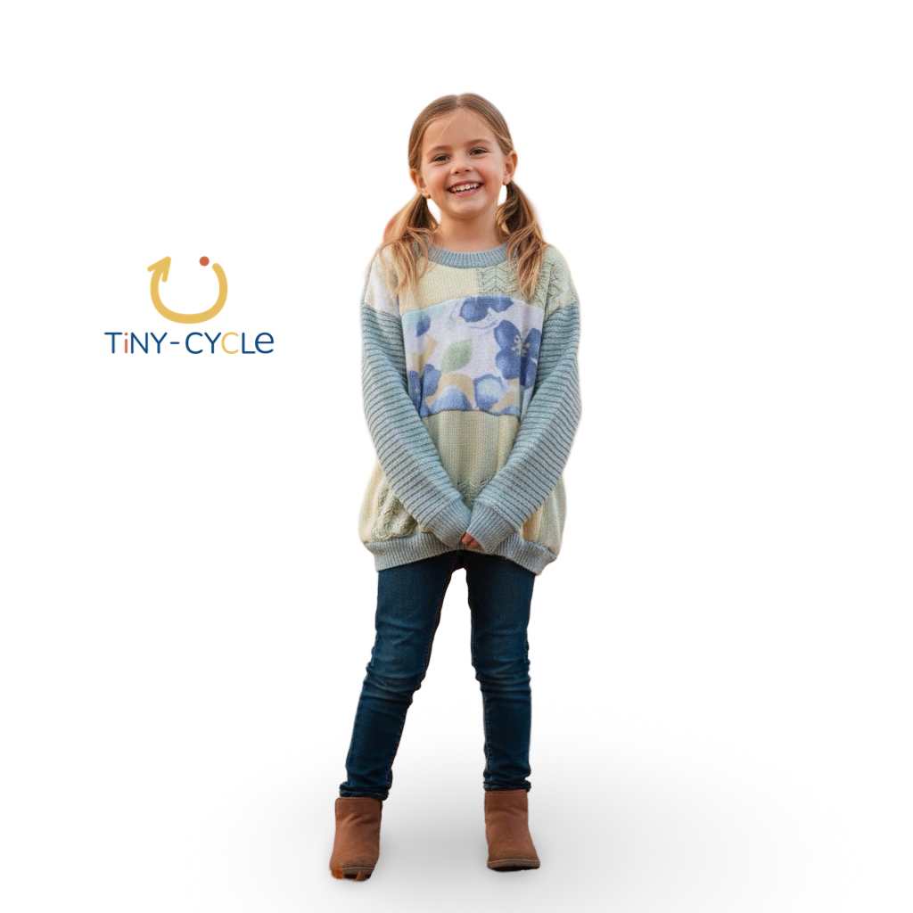 Chaleco Patchwork Flores del Cielo