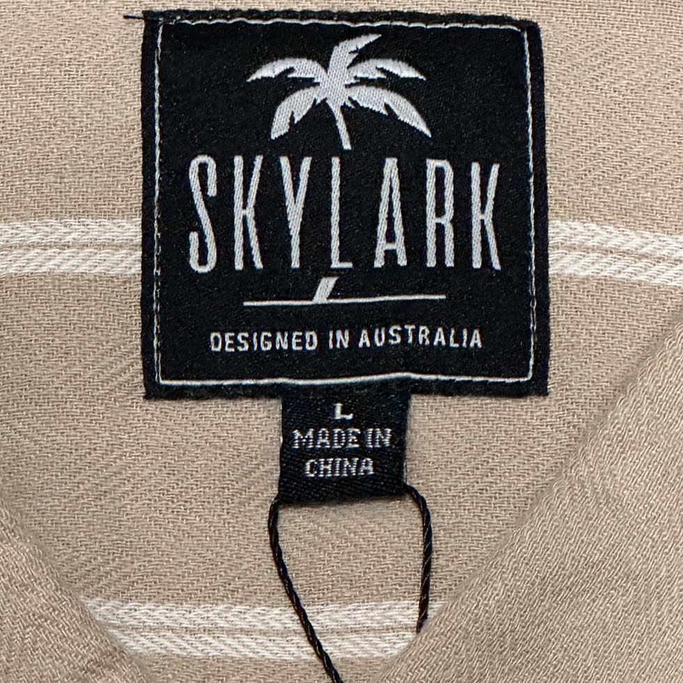 Miniatura: Camisa Skylark a Rayas Beige