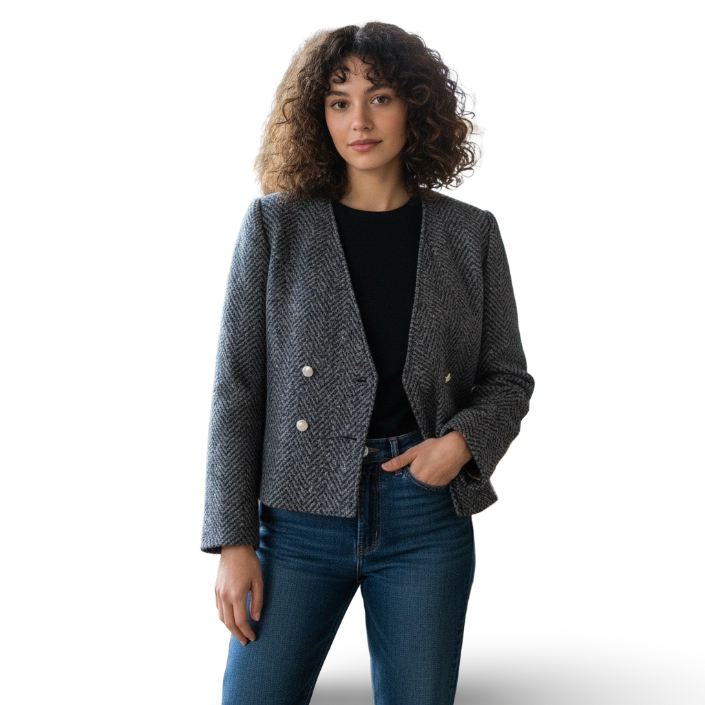Blazer Crop Espiga VNTG