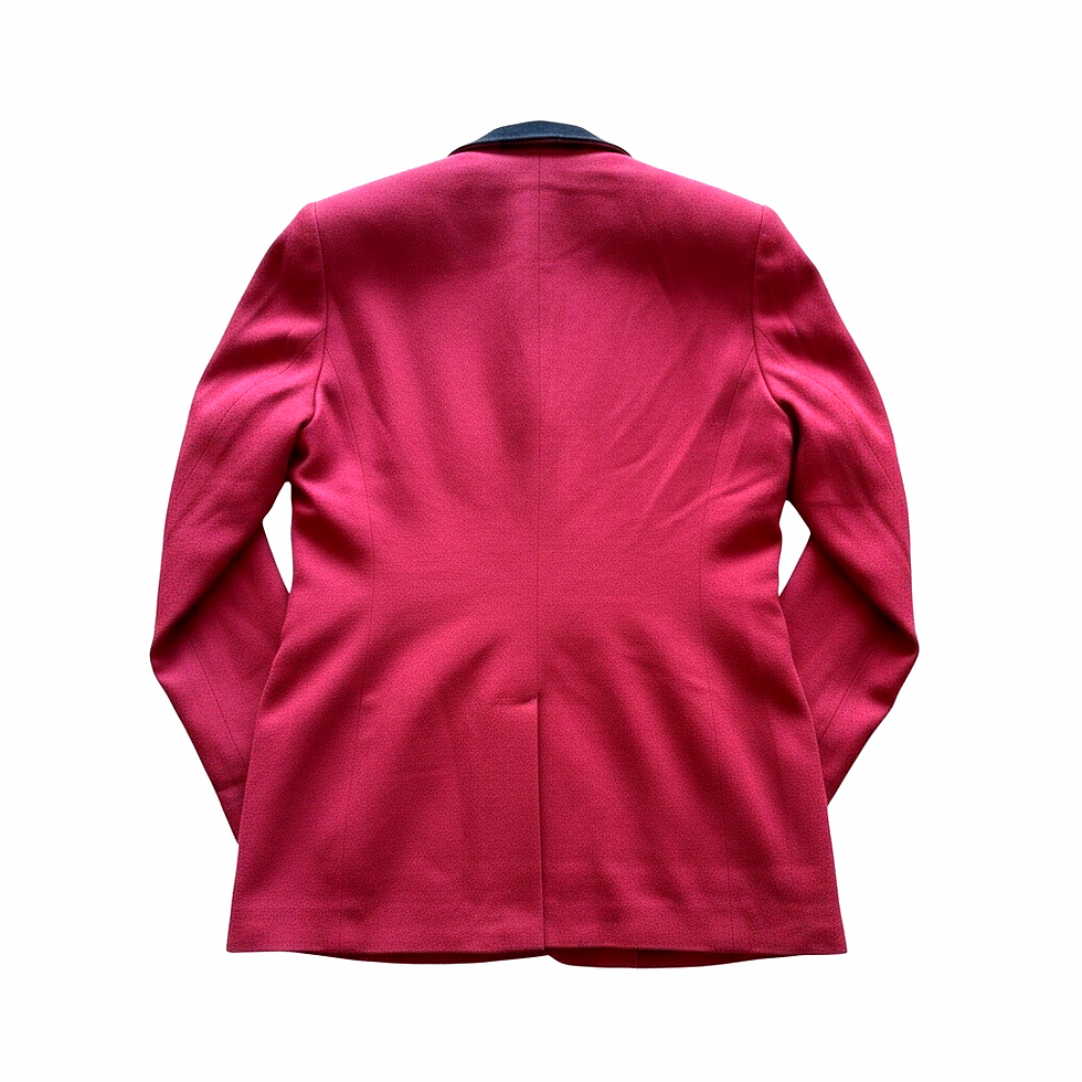 Miniatura: Blazer Talbots Rojo con Detalles en Negro