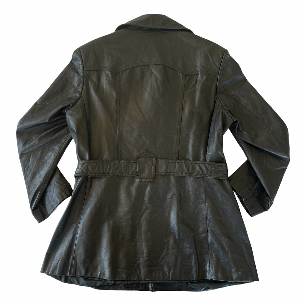 Miniatura: Chaqueta VNTG Leather Black Belted