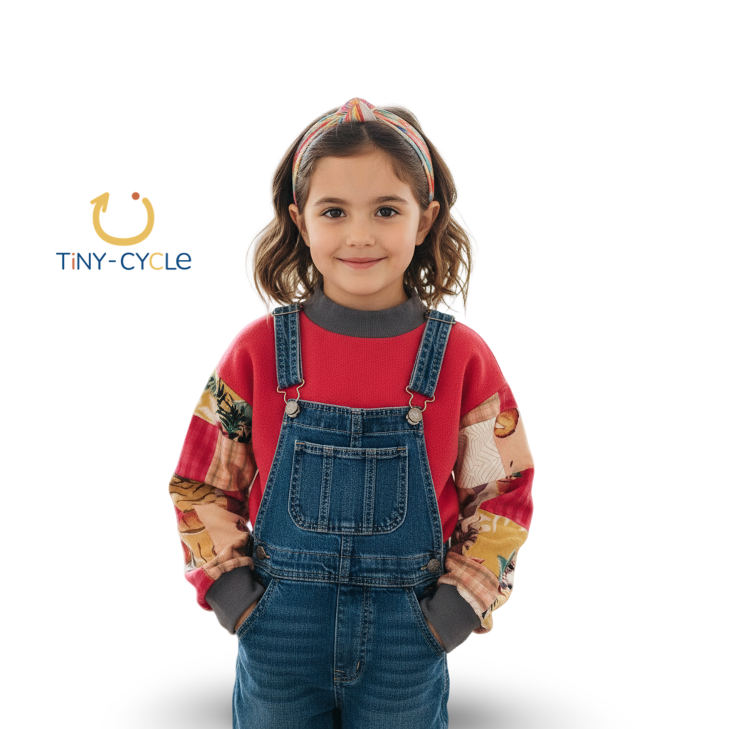 Polerón Patchwork Bloom Rojo