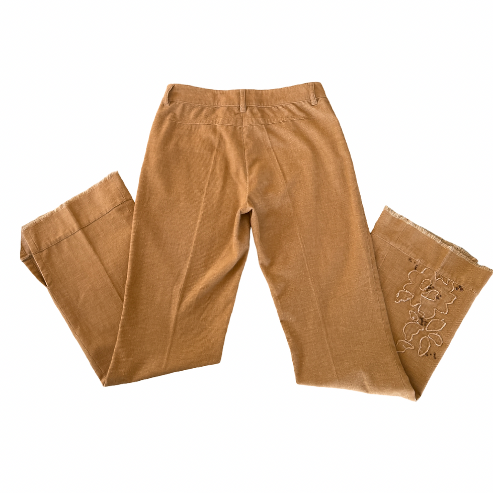 Miniatura: Pantalón VNTG Caramelo Bordado