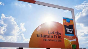 Creative OOH Ads by Minute Maid