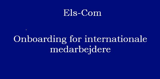 Onboarding af nye medarbejdere