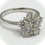 Thumbnail: 18kt wit gouden ring bezet met 11/1,56ct lab.grown diamant 