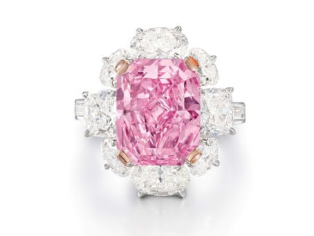 Sotheby’s to Showcase $12.8M Pink in Hong Kong
