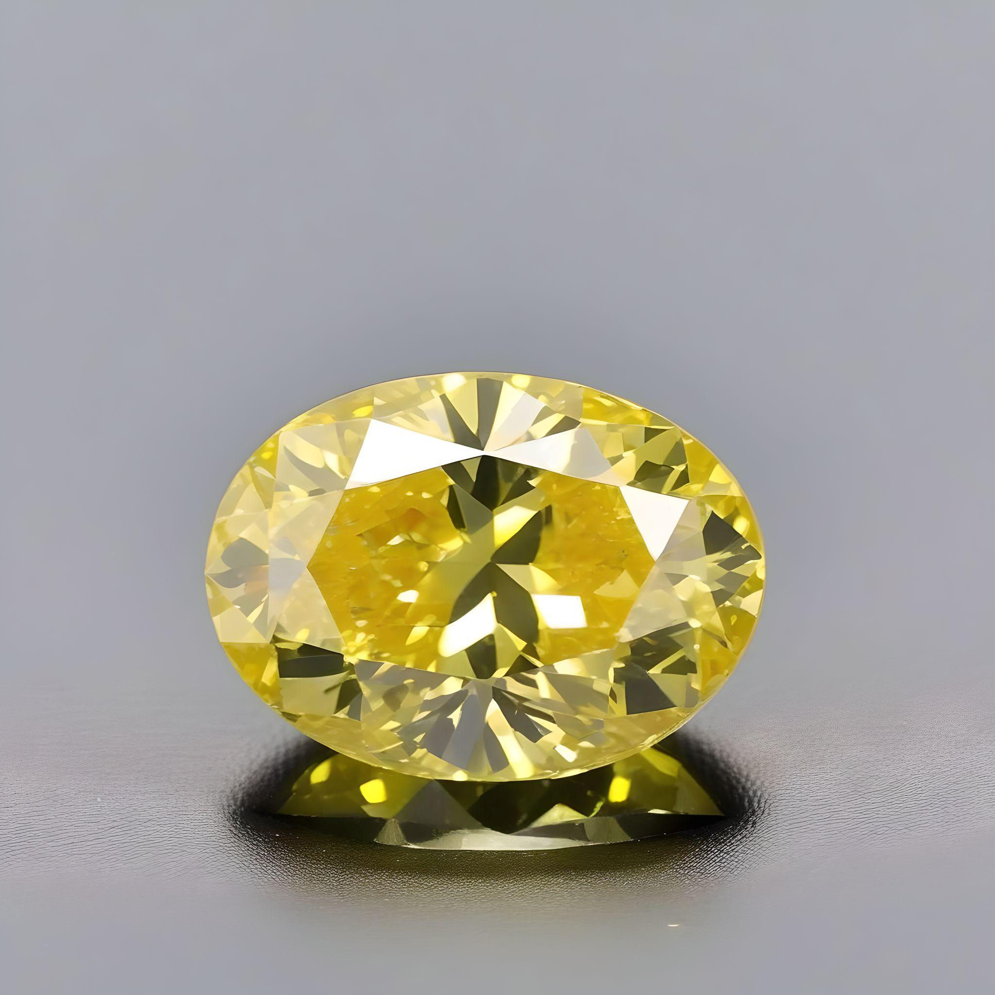 Fancy Intense Yellow Diamond • 1.11 ct. • Oval • SI-1
