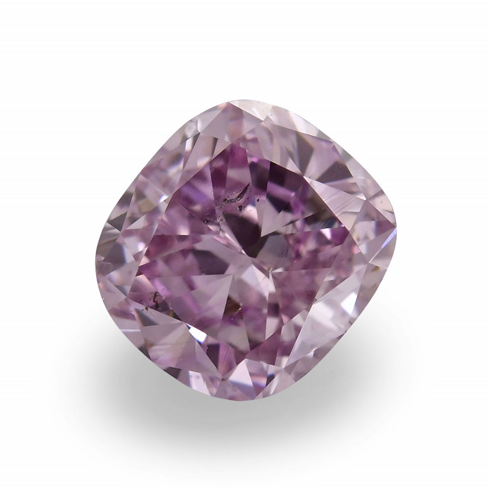 Thumbnail: Fancy Pink Purple Diamond • 0.72 ct. • Cushion • SI-2