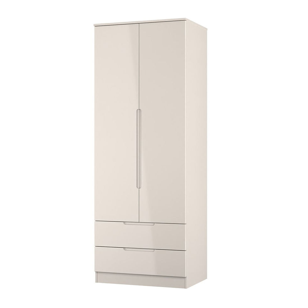 Thumbnail: Milan Tall 2'6" 2 Drawer Wardrobe