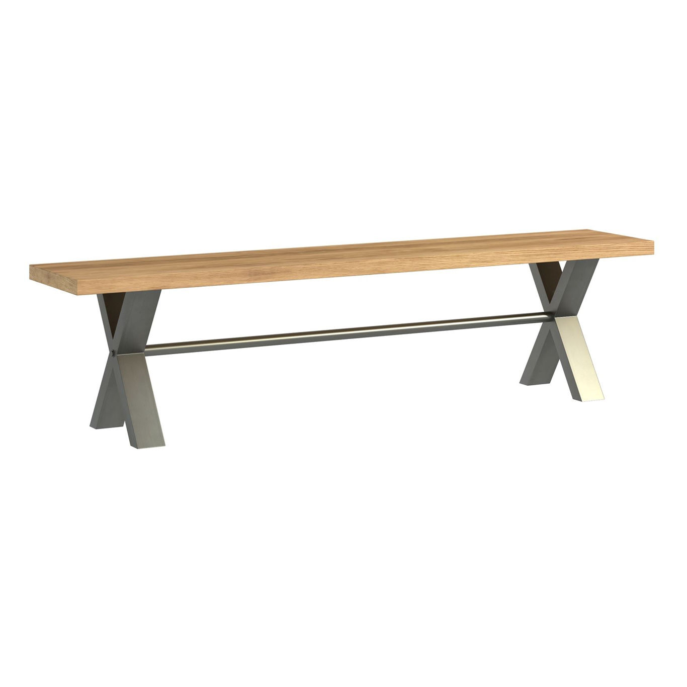 Franklin Large Dining Bench Industrial Modern
