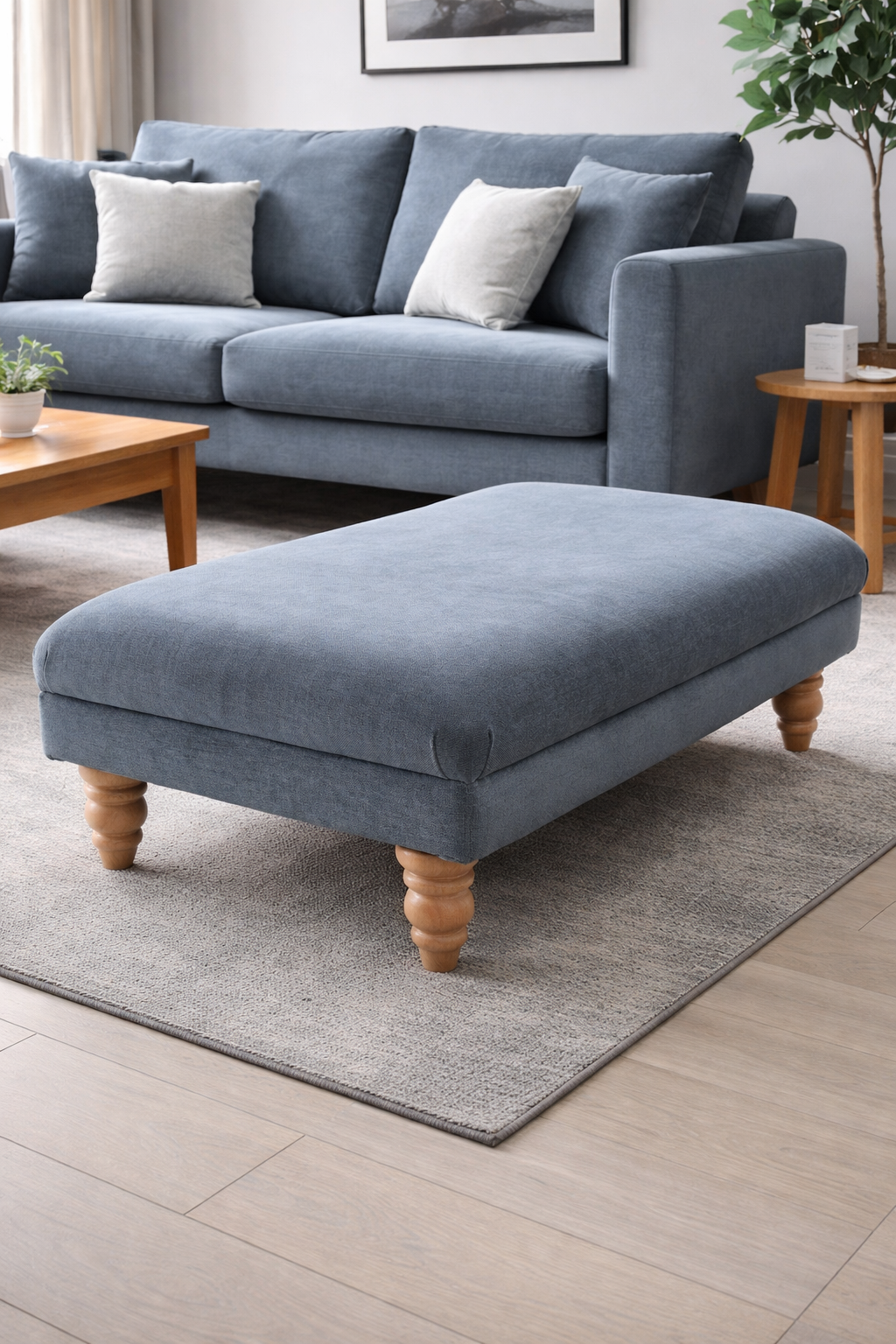 Long Low Footstool