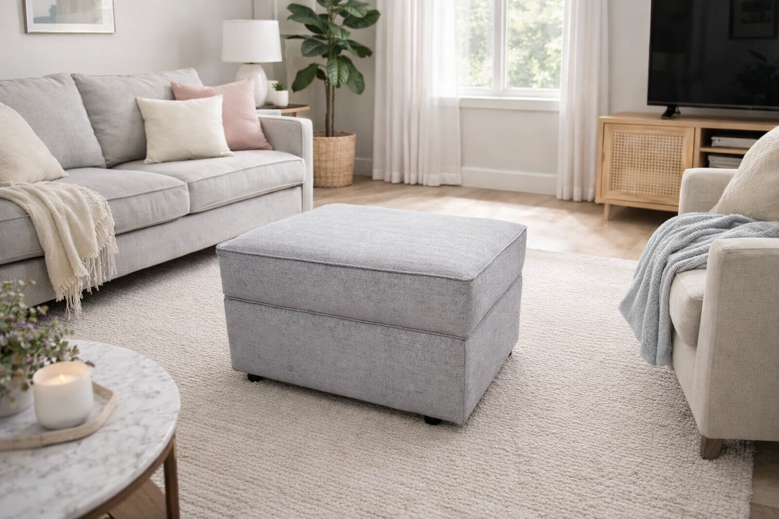 Ottoman Storage Footstool