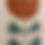 Thumbnail: Grow & Bloom Rust linen wall quilt