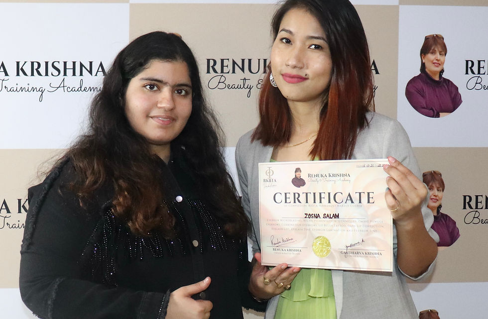 RKBTA Eyebrow Microblading Training Course Renuka Krishna