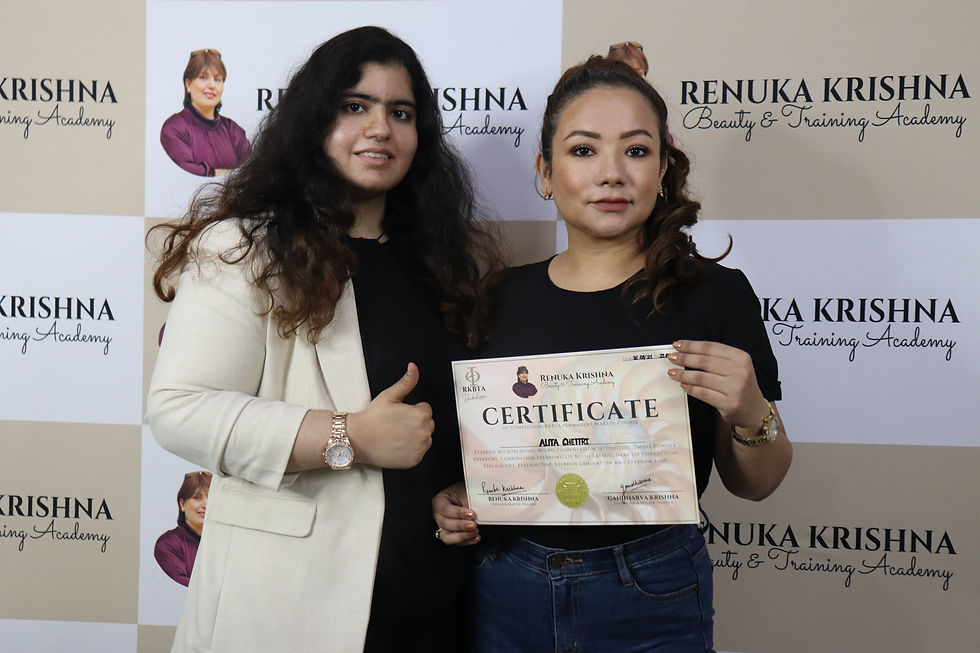 RKBTA Eyebrow Microblading Training Course Renuka Krishna
