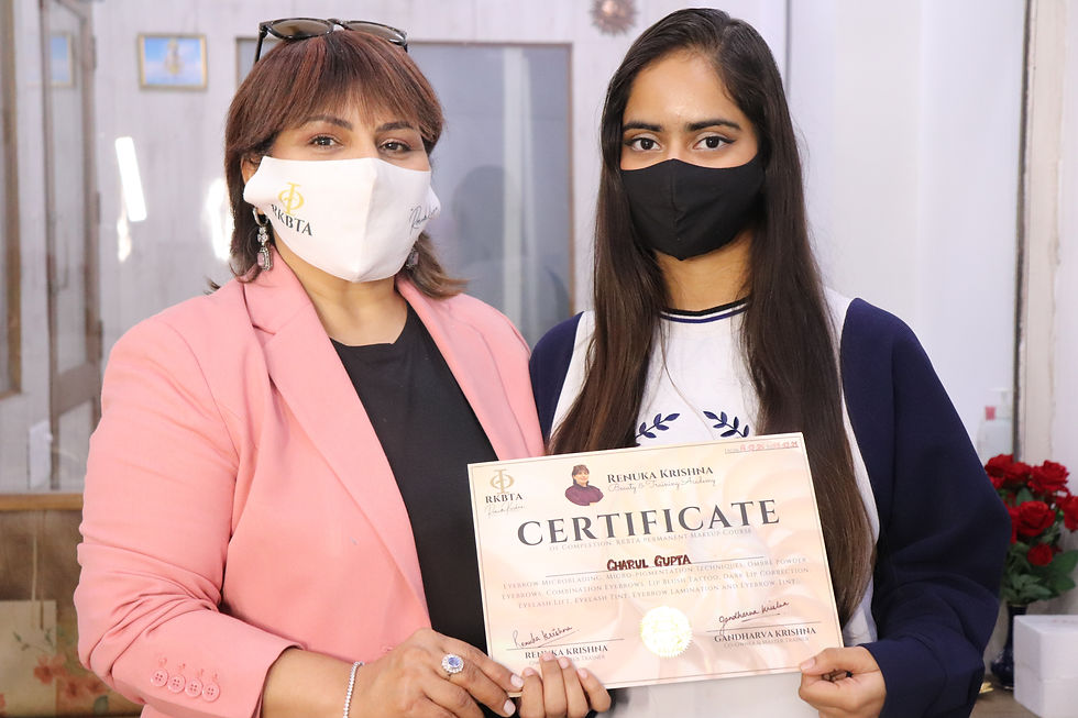 RKBTA Eyebrow Microblading Training Course Renuka Krishna