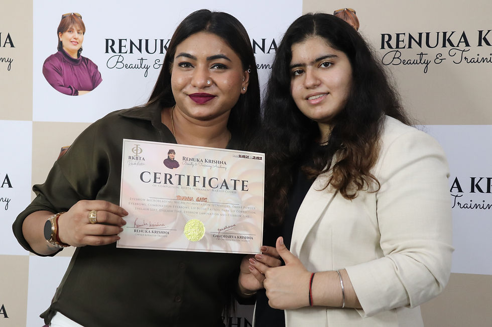 RKBTA Eyebrow Microblading Training Course Renuka Krishna