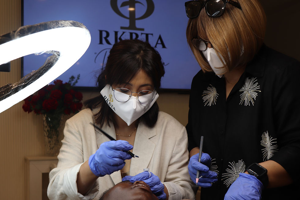 Train and learm the art of microblading with Renuka Krishna india