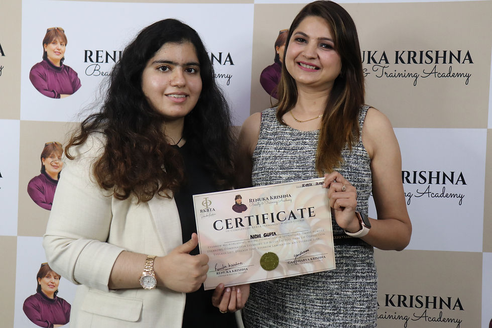 RKBTA Eyebrow Microblading Training Course Renuka Krishna