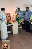 Pooja in progress