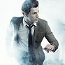 Man Running in the Mist