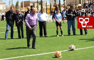 INAUGURAN CANCHA DE FUTBOL RAPIDO EN LA TEC 69