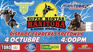 HABRÁ RODEO ESTE DOMINGO EN LA MANITOBA SPEEDWAY