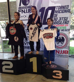CUAUHTEMENSE TERCERA MEJOR JIU JITSERA EN MEXICO