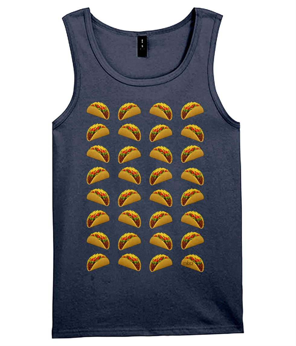 Thumbnail: Tank top with images of tacos