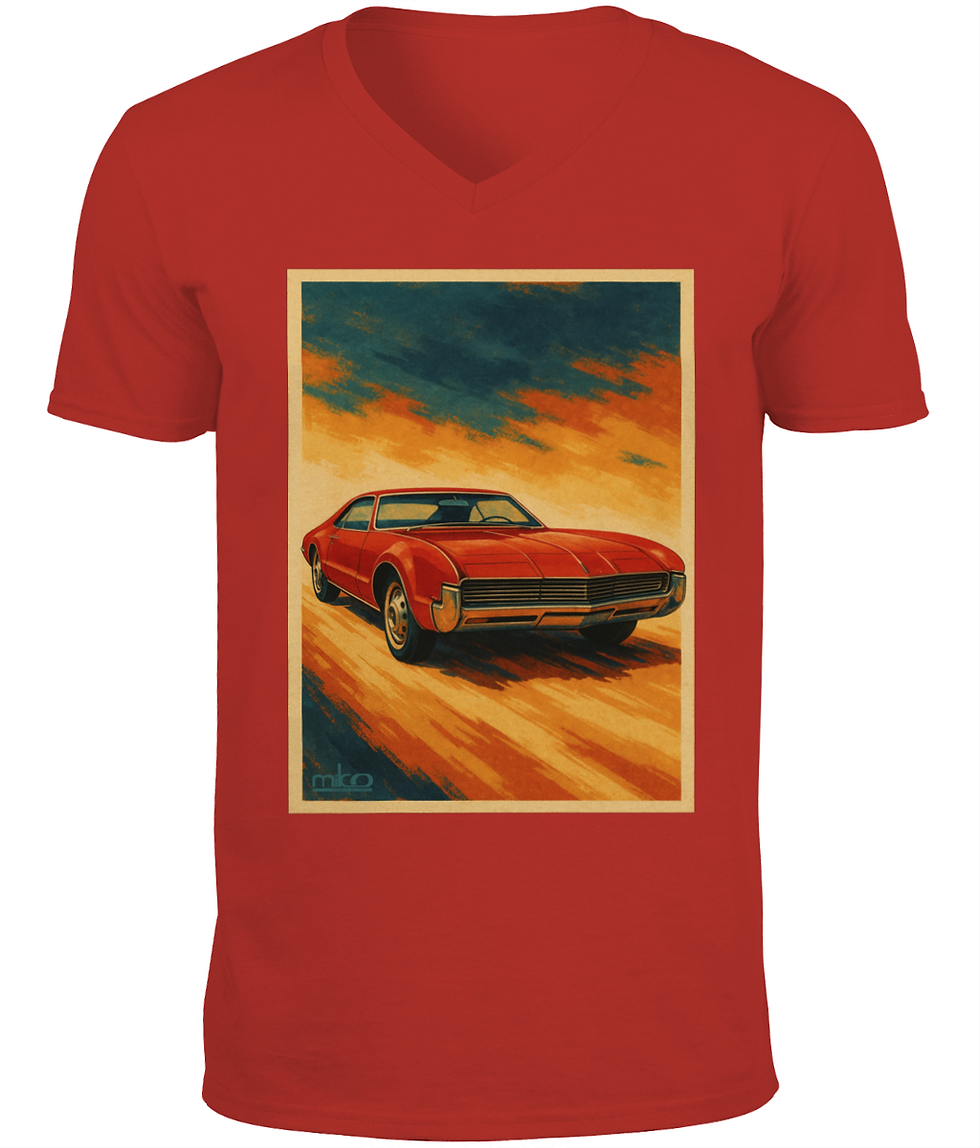 Thumbnail: Muscle Car 2 Miko Classic V-Neck T-Shirt