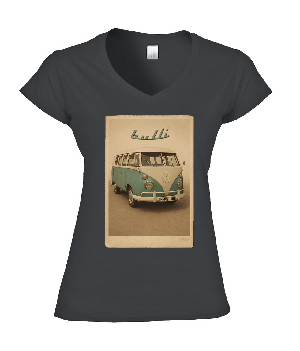 Thumbnail: Bulli Miko Fitted V-Neck T-Shirt
