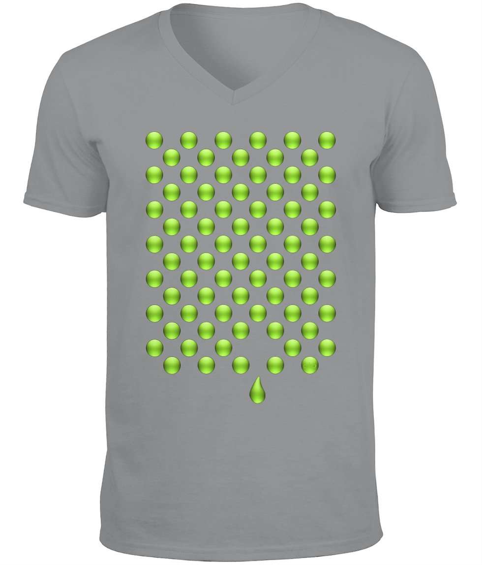Thumbnail: Green Balls Miko Classic V-Neck T-Shirt 