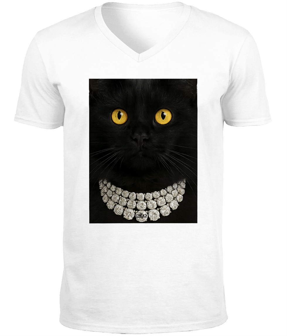 Miniatura: Cats 4 Miko Classic V-Neck Camiseta
